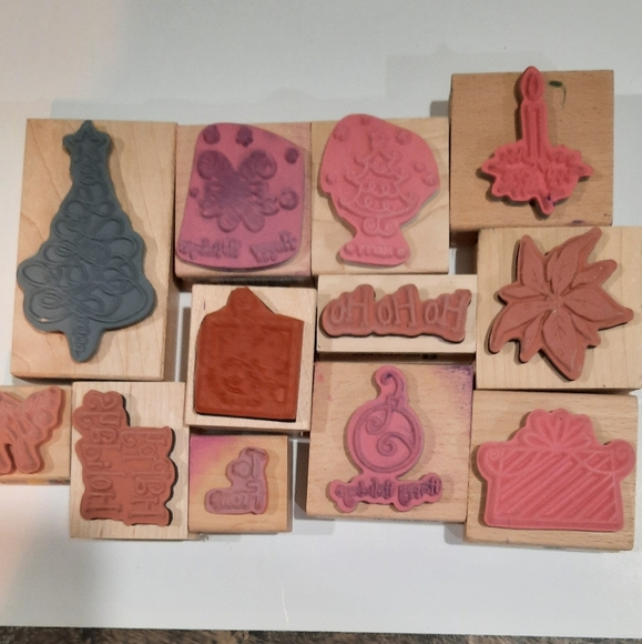 Christmas Rubber Stamps - Picture 2 of 5